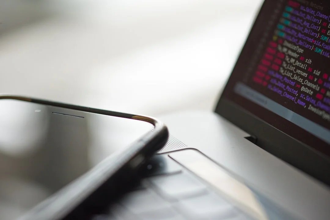 A person using a laptop to browse stock photo websites. Freelancing work in a cozy setting.